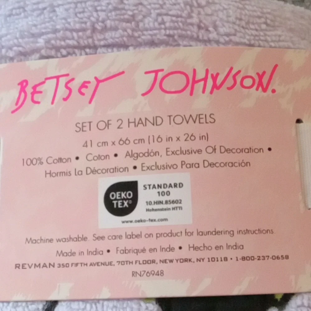 Betsey Johnson Halloween Hand Towel Set
